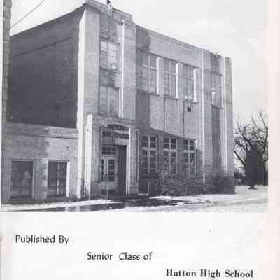 Hatton High School: 1962 Yearbook title page