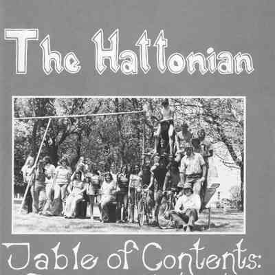 Hatton High School: 1976 Yearbook title and contents page