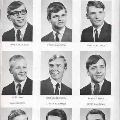 Hatton High School 1969 Yearbook: Class of 1969 Senior photographs, page 1
