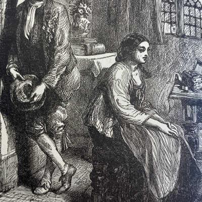 An illustration: Robert Burns - Poems and Letters - Lillie Plummer Library