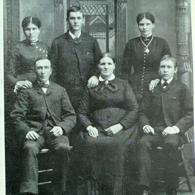 Jahr family: Erick & Marie (Olson) Jahr, and Torger & Ronoug (Stenerson) Jahr, pioneers of Traill County, DT