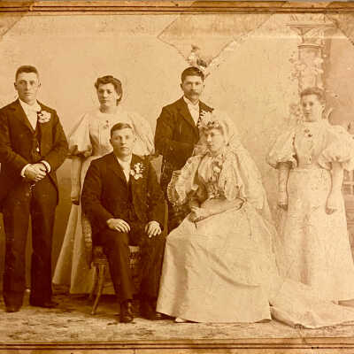 Wedding Photo of Andrew & Mary (Arnegard) Swenson