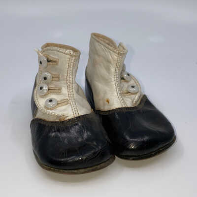 Black & White Baby Shoes