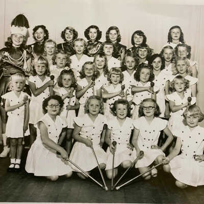 Marlowe Olson’s Baton Twirlers (approximately 1948-49)