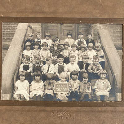 1930's First Grade Students and Teacher, Hillsboro