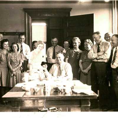 County Treasurer's Office - marriage of Thomas P. Strand to "Betty Crocker"