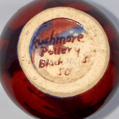 Rushmore Pottery - Red Vase