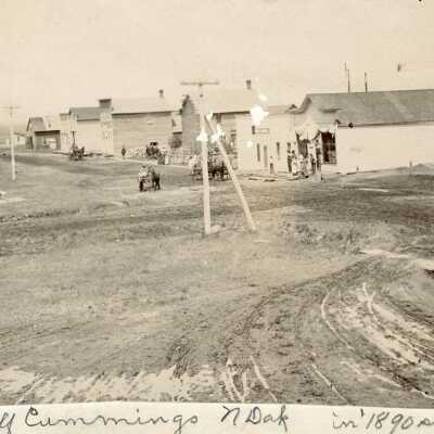 North Half of Cummings, ND in the 1890's
