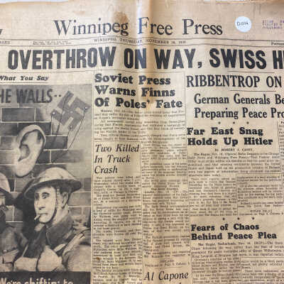 Winnipeg Free Press - November 16, 1939