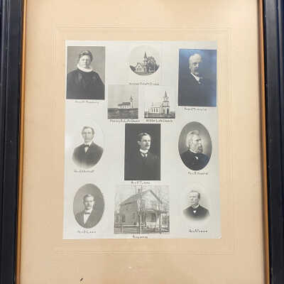 Composite photo of Emmanuel Lutheran, Norway, and St. Olaf Churches