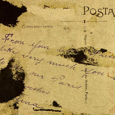 Postcard sent to Vivian Sylte