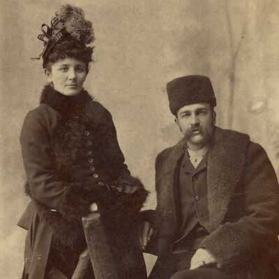 Doctor & Mrs. B. C. Taylor - early Hillsboro Veterinarian