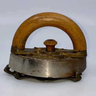 Toy Sad Iron and Holder