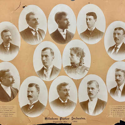 Hillsboro Parlor Orchestra - organized November 1893