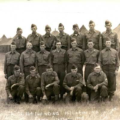 Company L. 164th Infantry at Camp Grafton, with names