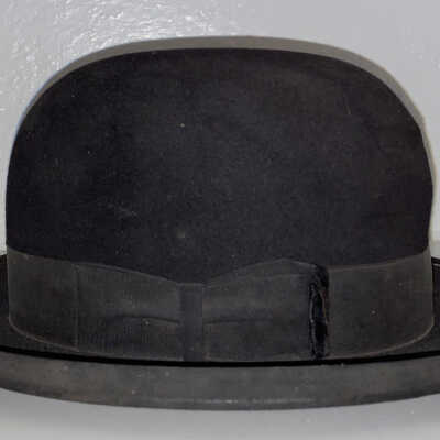 Black Felt Derby Hat
