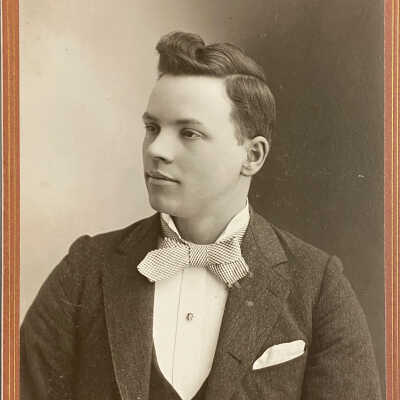 Unknown young man