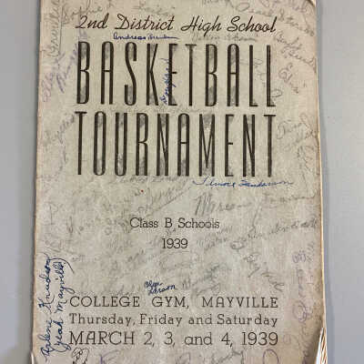 1939 2nd District High School Basketball Tournament, Mayville, ND