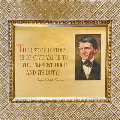 Oil Painting of Ralph Waldo Emerson by John Pederson, Jr.
