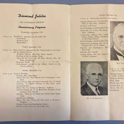 Aal Church Jubilee Program