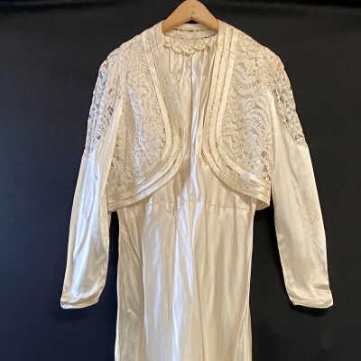 1939 Wedding Dress worn by Mrs. Henry (Gena Nelson) Lider