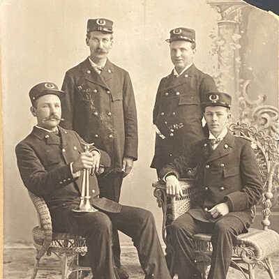 Ben Ingwalson, John Lasham, Lewis Larson, and Barney Boyd