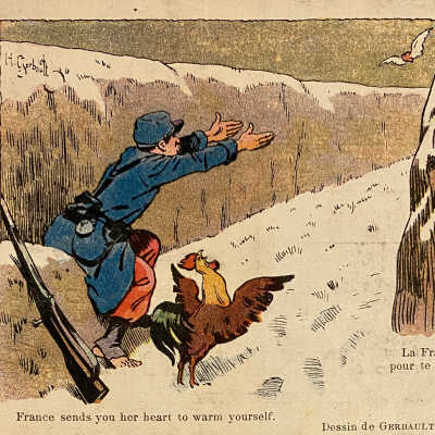 Postcard sent to Vivian Sylte