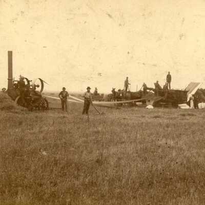 Upson Farm Threshing Crew