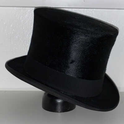 Lynn Redmon Sarles Sr.  - Beaver Top Hat worn on his wedding day in 1914