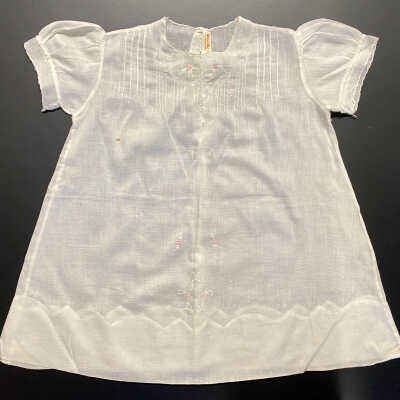 Early 1940's Baby Girl Dress worn by Gloria (Mrs. Ronald) Porter