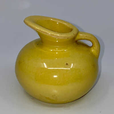 Rushmore Pottery Yellow Creamer