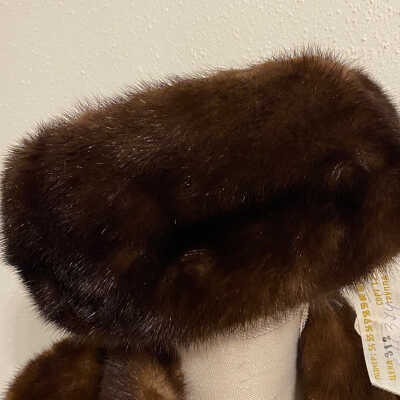 Fur Pill Box Hat