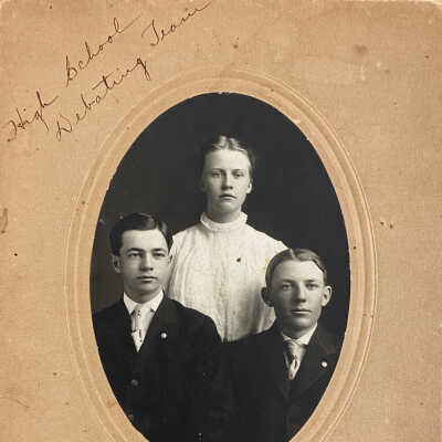 Inga Dahl - 1907 High School Debate Team
