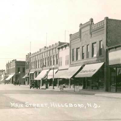 Main Street Hillsboro in the 1930's