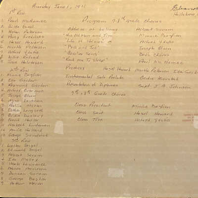 1911, 8th Grade Graduating students, Hillsboro, Traill County, ND.