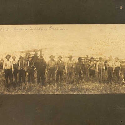 Threshing Scene 1905