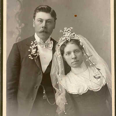 Wedding Photo of Mr. & Mrs. John Gisvold