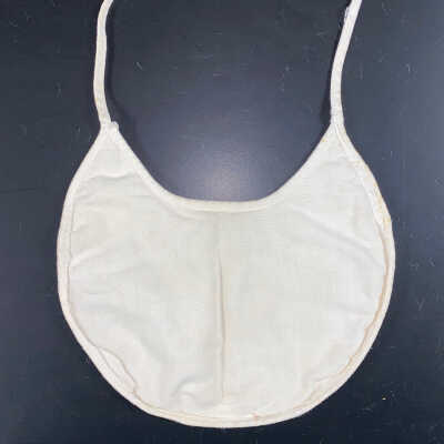 White Baby Bib