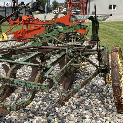John Deere 3 Bottom Horse Drawn Gang (7-8 horses) Plow