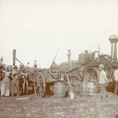 Threshing at the Johnson Farm, Gary, MN