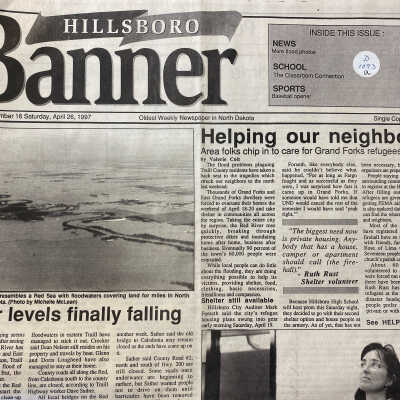 Hillsboro Banner - 1997 Flood