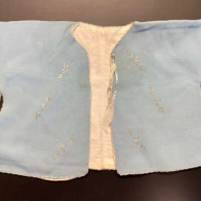 Early 1940's Baby’s Sleep Jacket use by Gloria (Mrs. Ronald) Porter