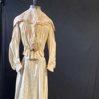 1902 Wedding Dress and Accessories of Mrs. Syver (Rebecca Halvorson) Vinje