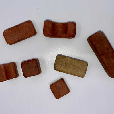 Early 1900's Small Toy Clay Blocks