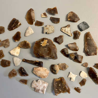 Native American Artifacts found on Bovaird Farm