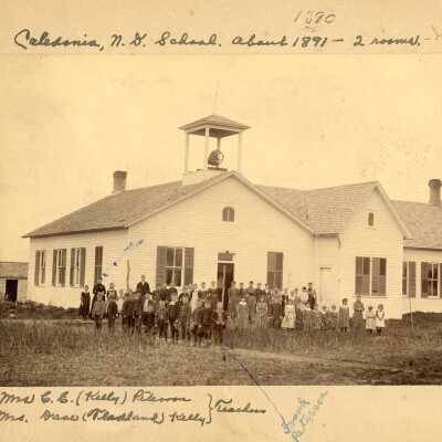 Caledonia School - 1890 or 1891