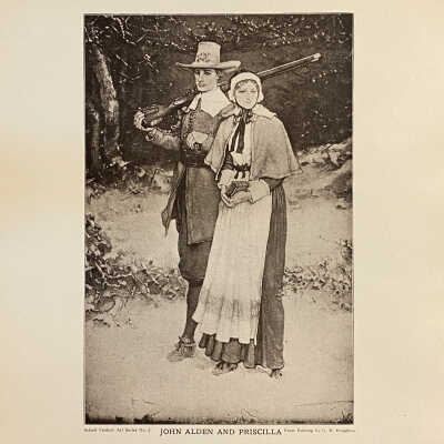 School Century Art Series No. 2 - "John Alden and Priscilla"