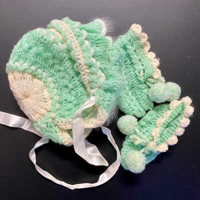 Variety of Knit Baby Items