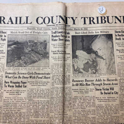 Traill County Tribune - March 20, 1941