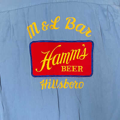 M & L Bar Bowling Shirt